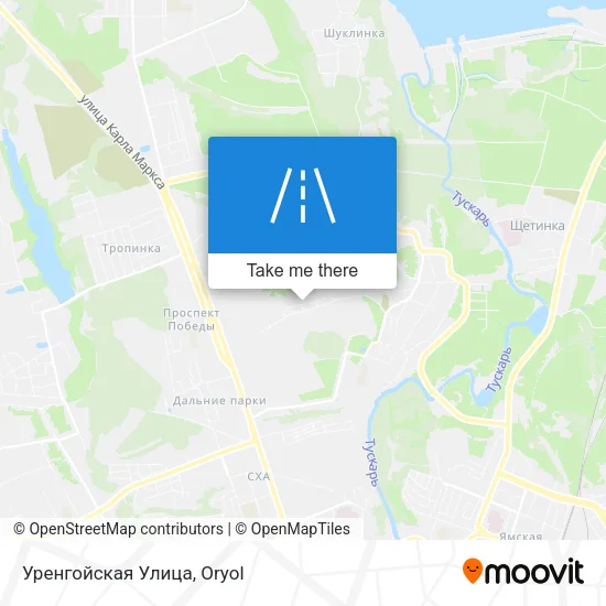 Уренгойская Улица map