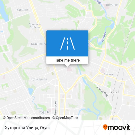 Хуторская Улица map