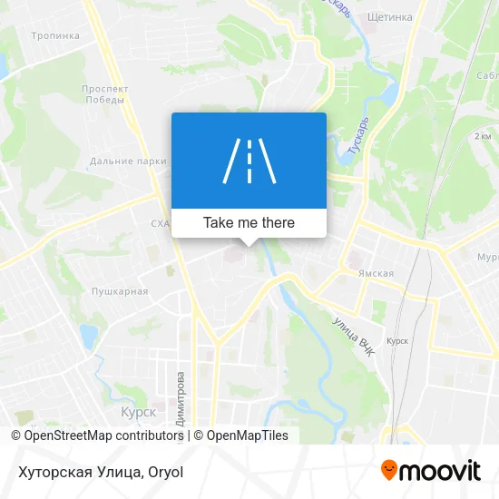Хуторская Улица map