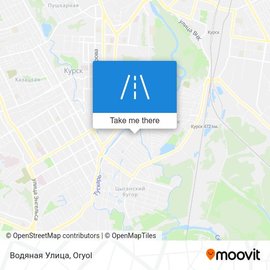 Водяная Улица map