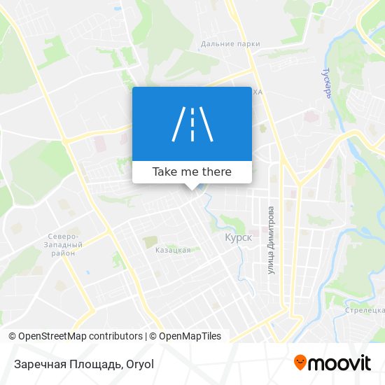 Заречная Площадь map