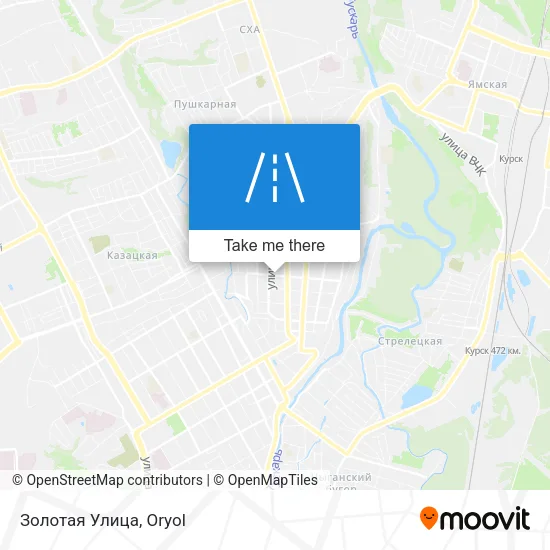 Золотая Улица map
