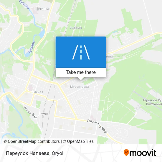 Переулок Чапаева map