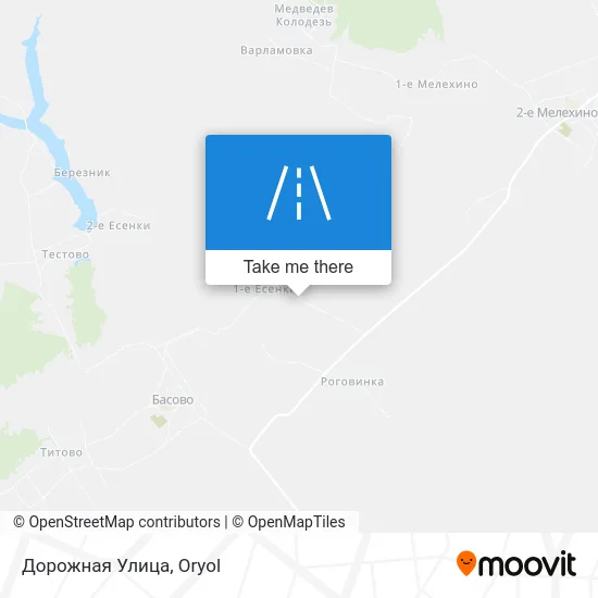 Дорожная Улица map