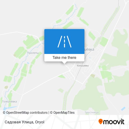Садовая Улица map