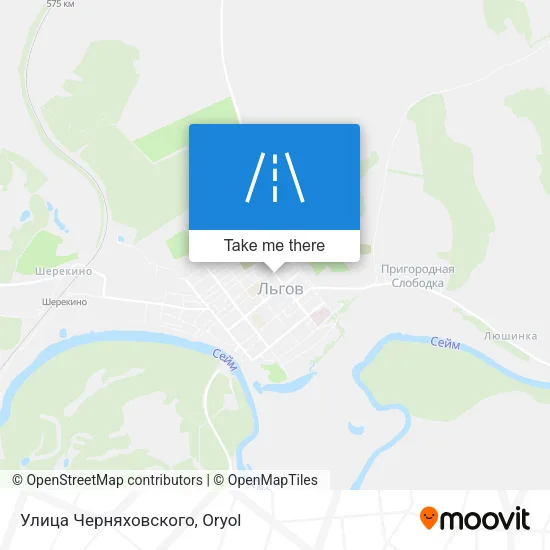 Улица Черняховского map