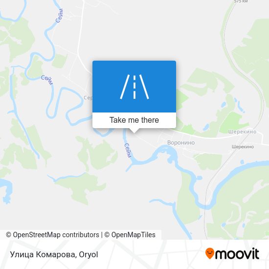 Улица Комарова map