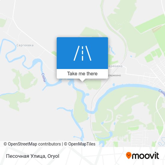 Песочная Улица map