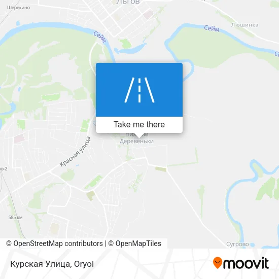 Курская Улица map