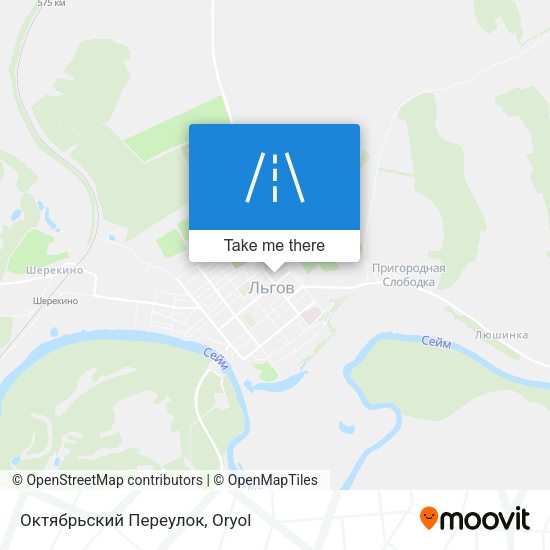 Октябрьский Переулок map