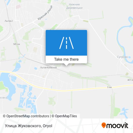 Улица Жуковского map