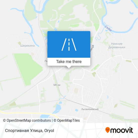 Спортивная Улица map