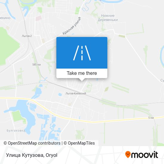 Улица Кутузова map