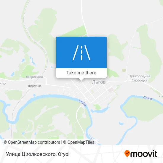 Улица Циолковского map