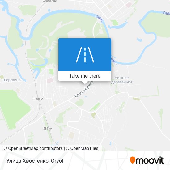 Улица Хвостенко map