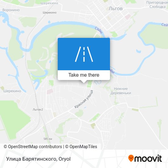 Улица Барятинского map