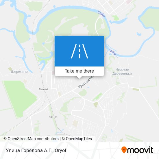Улица Горелова А.Г. map