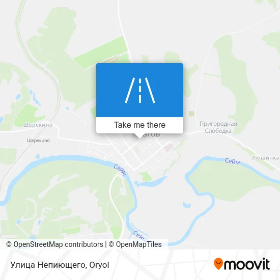 Улица Непиющего map