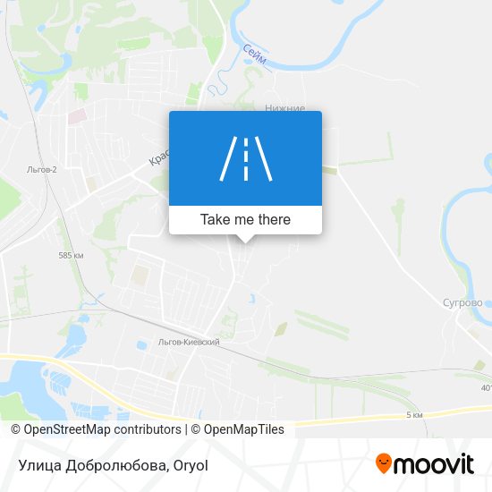Улица Добролюбова map