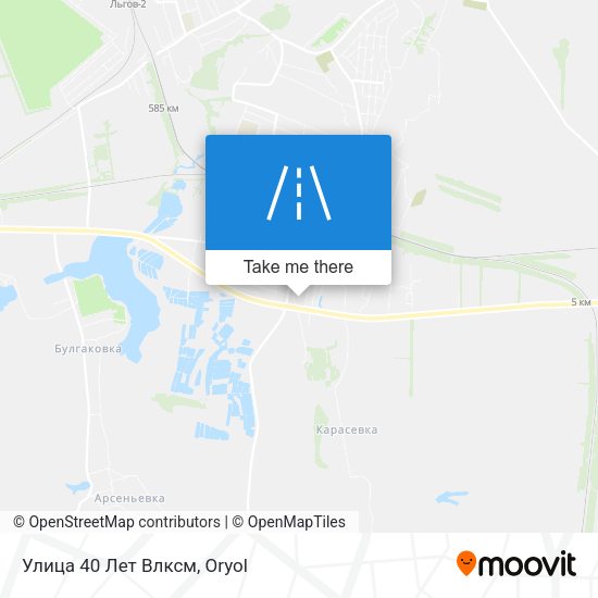 Улица 40 Лет Влксм map