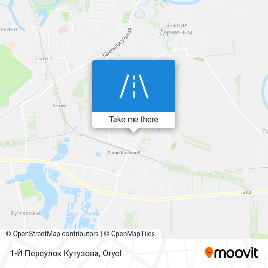 1-Й Переулок Кутузова map