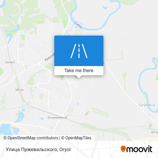 Улица Пржевальского map