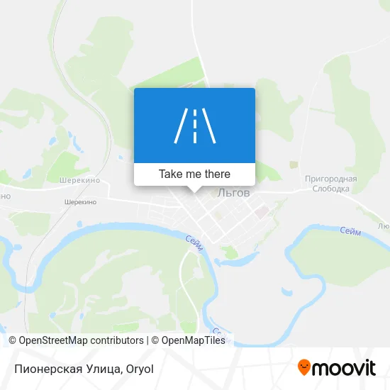 Пионерская Улица map