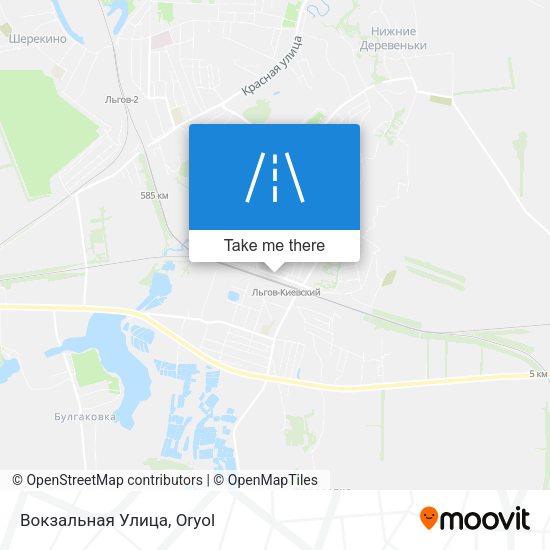 Вокзальная Улица map