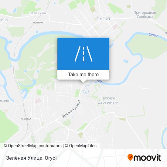 Зелёная Улица map