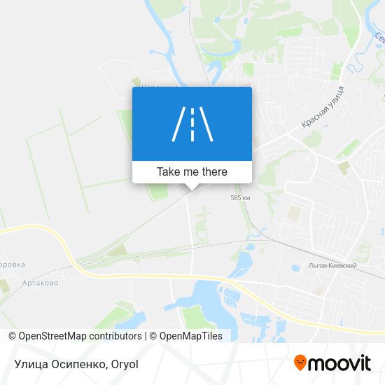 Улица Осипенко map