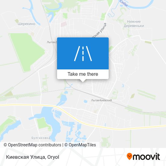 Киевская Улица map