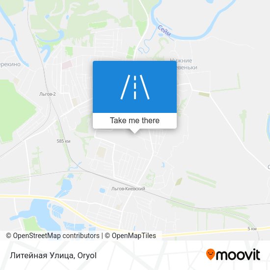 Литейная Улица map