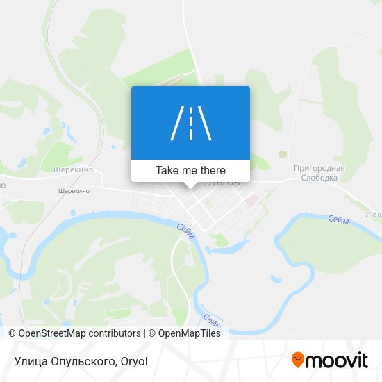 Улица Опульского map
