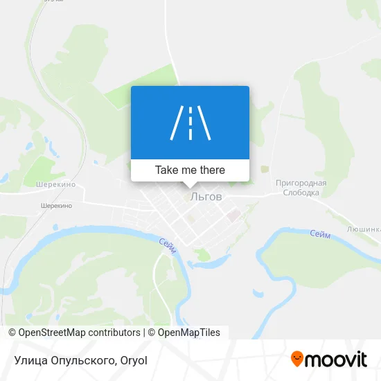 Улица Опульского map