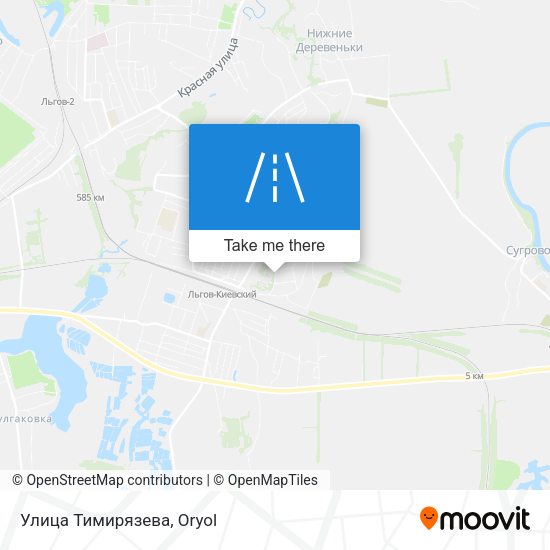 Улица Тимирязева map