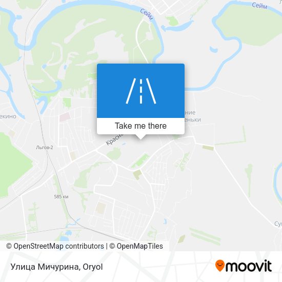 Улица Мичурина map