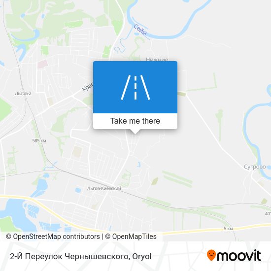 2-Й Переулок Чернышевского map