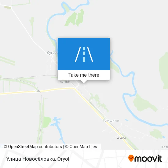 Улица Новосёловка map