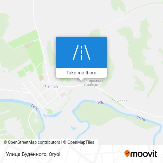 Улица Будённого map