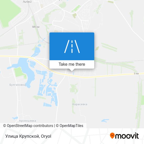 Улица Крупской map