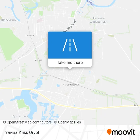 Улица Ким map