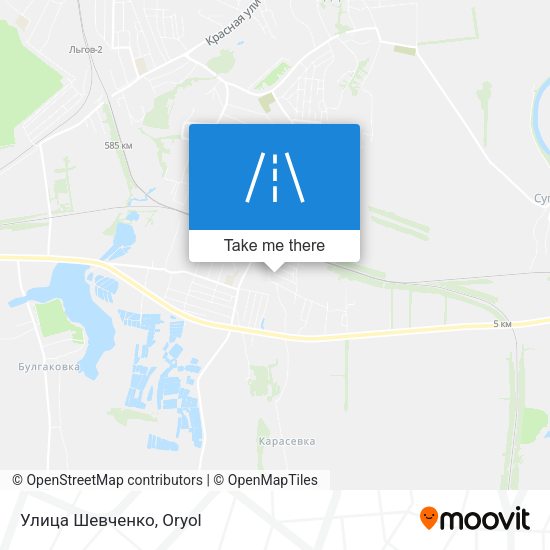 Улица Шевченко map