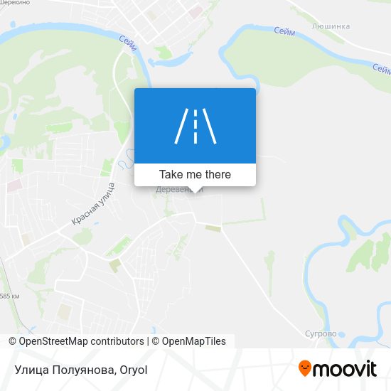 Улица Полуянова map