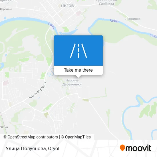 Улица Полуянова map