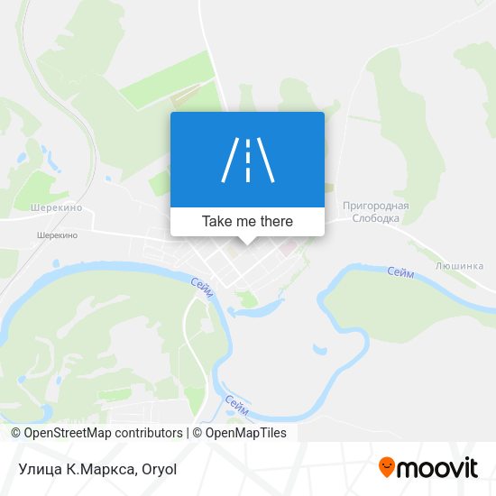 Улица К.Маркса map