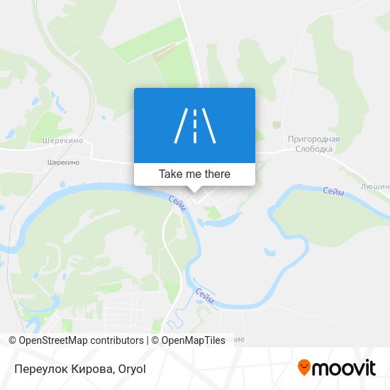 Переулок Кирова map