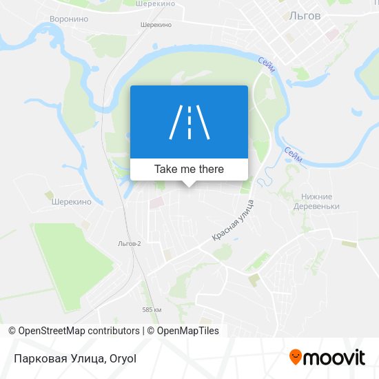 Парковая Улица map