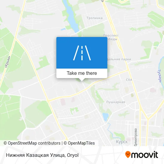 Нижняя Казацкая Улица map