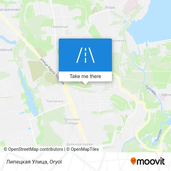 Липецкая Улица map