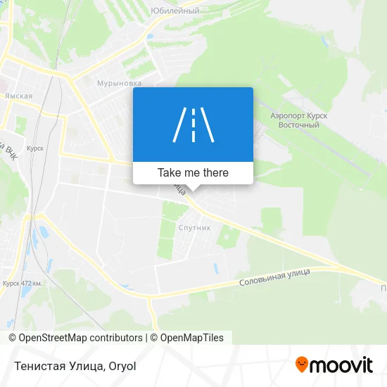 Тенистая Улица map